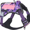 Tactical Dog Harness for Large Dogs No Pull, Famous TIK Tok No Pull Dog Harness, Fit Smart Reflective Pet Walking Harness for Training, Adjustable Dog Vest Harness with Handle Purple Camo XL